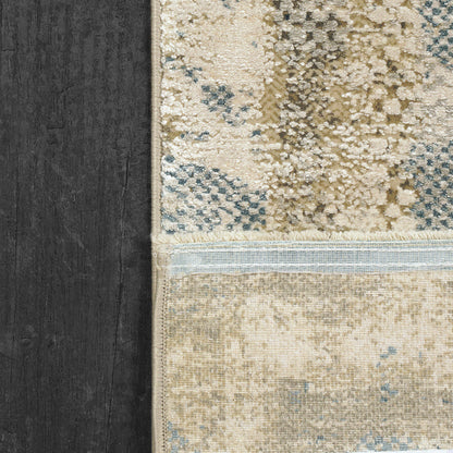 Dynamic Rugs Ruby  Ivory Blue  Modern