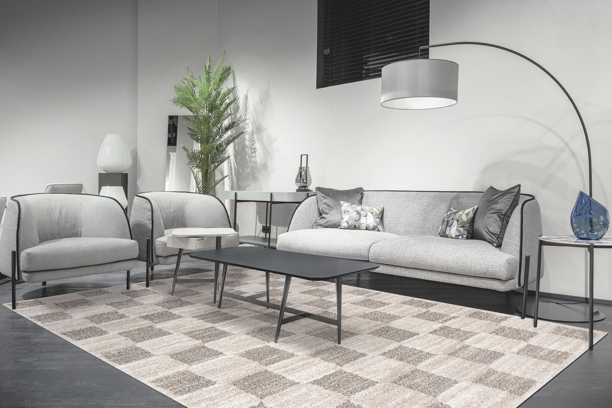 Dynamic Rugs Pike  Ivory Grey  Modern