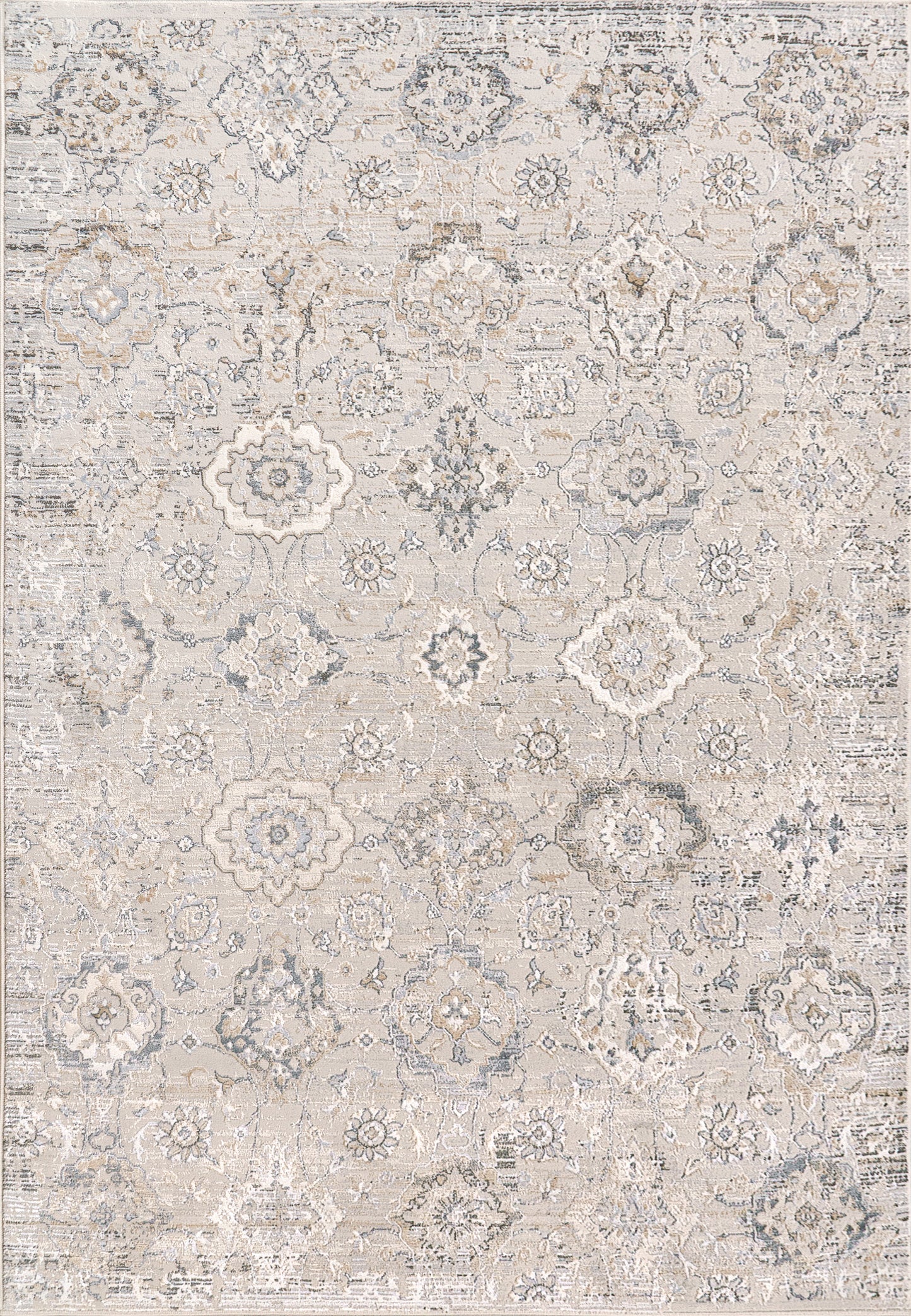 Dynamic Rugs Marina  White Grey  Transitional