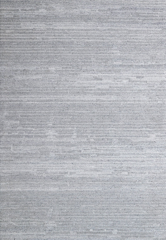 Dynamic Rugs Forever  White Silver  Modern