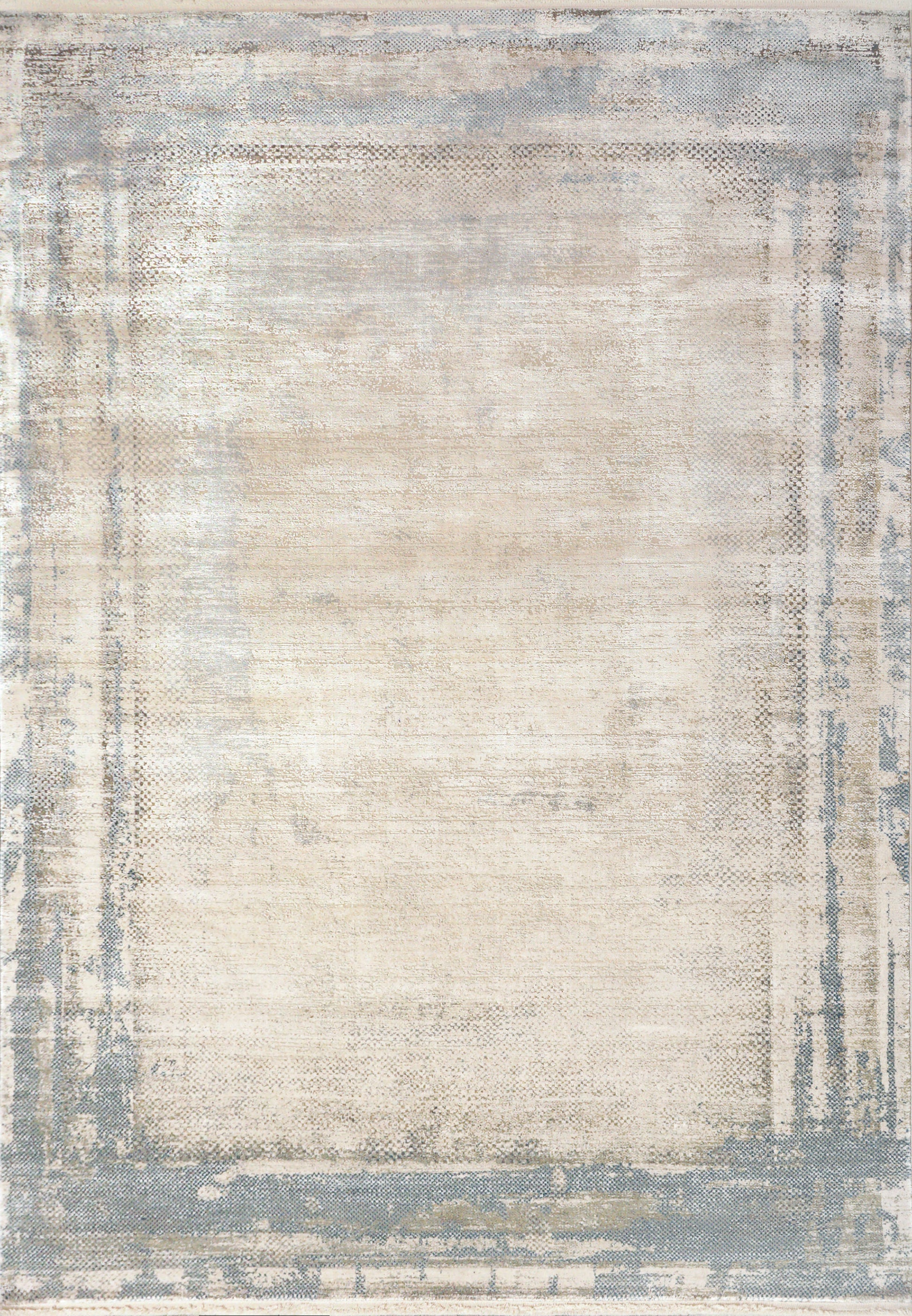 Dynamic Rugs Ruby  Ivory Blue  Modern