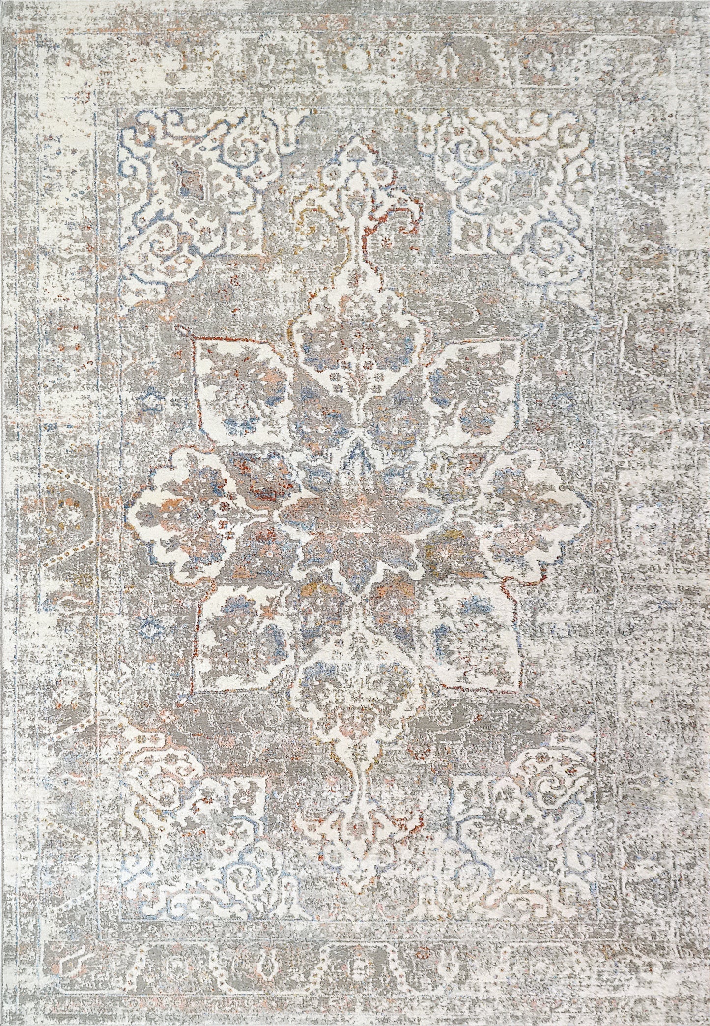 Dynamic Rugs Zen  Grey Blue  Transitional