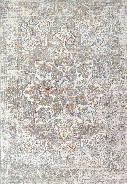 Dynamic Rugs Zen  Grey Blue  Transitional