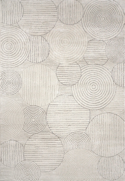 Dynamic Rugs Monroe  Ivory Grey  Modern