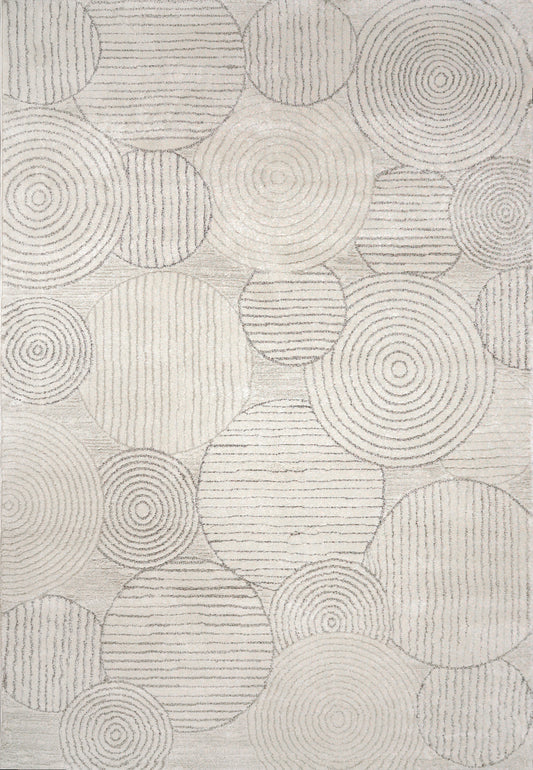 Dynamic Rugs Monroe  Ivory Grey  Modern
