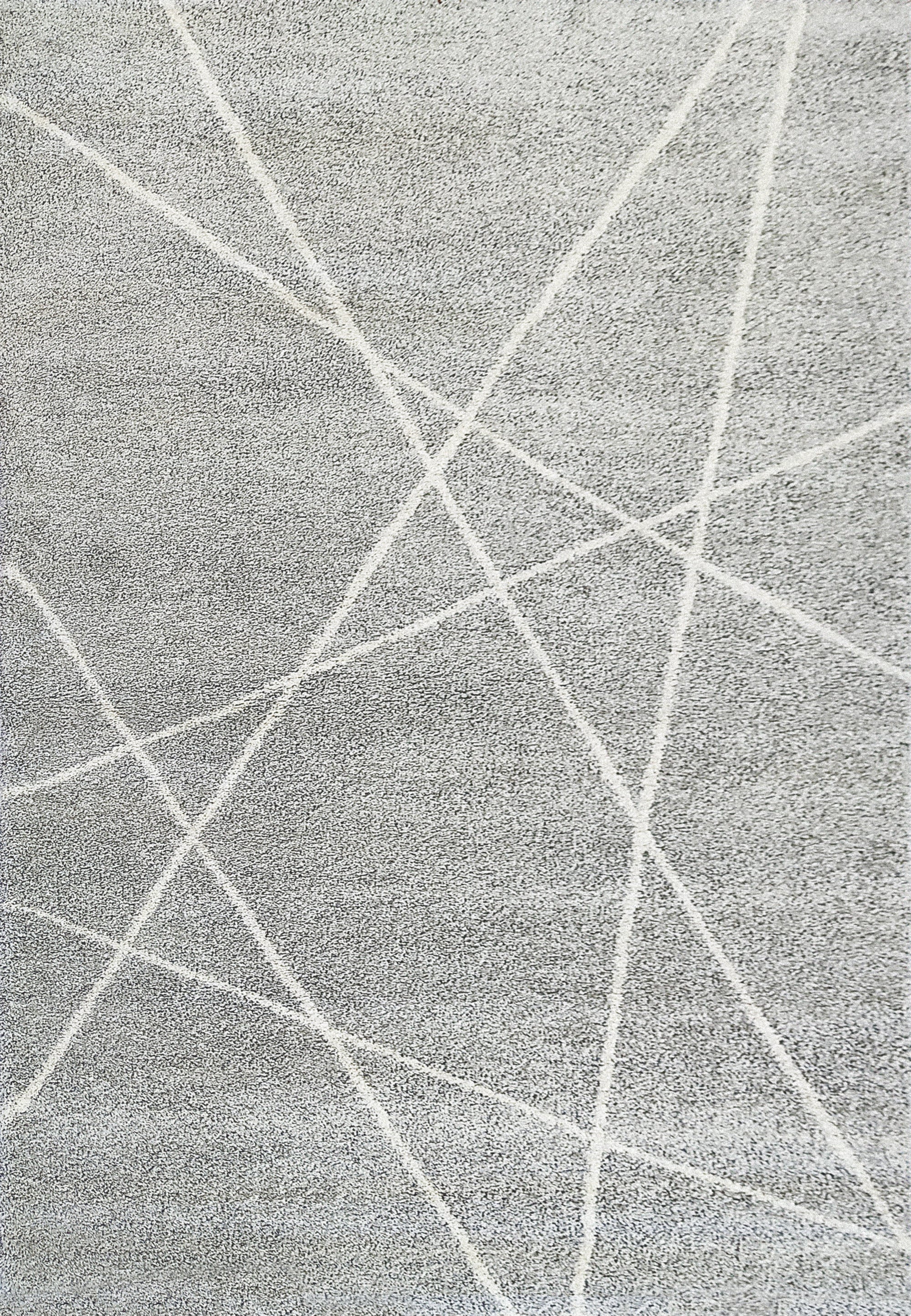 Dynamic Rugs Mehari 23277 Grey Ivory Contemporary Machine-Made Rug |ADR
