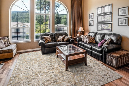 Dynamic Rugs Octo  Cream Multi  Traditional