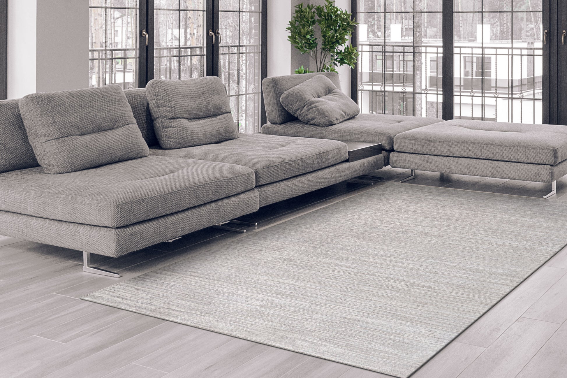 Dynamic Rugs Mesa  Cream Beige  Modern