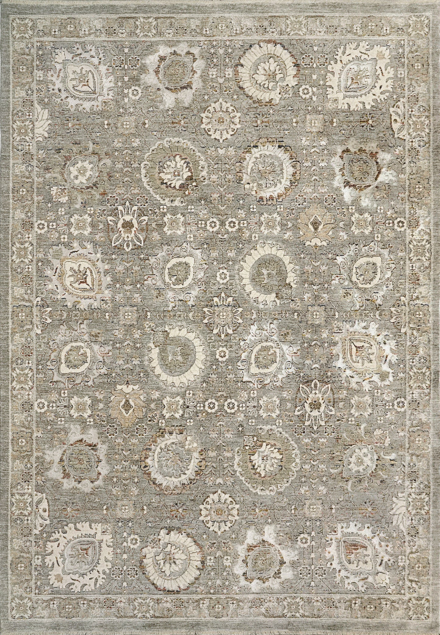 Dynamic Rugs Octo  Grey Multi  Traditional