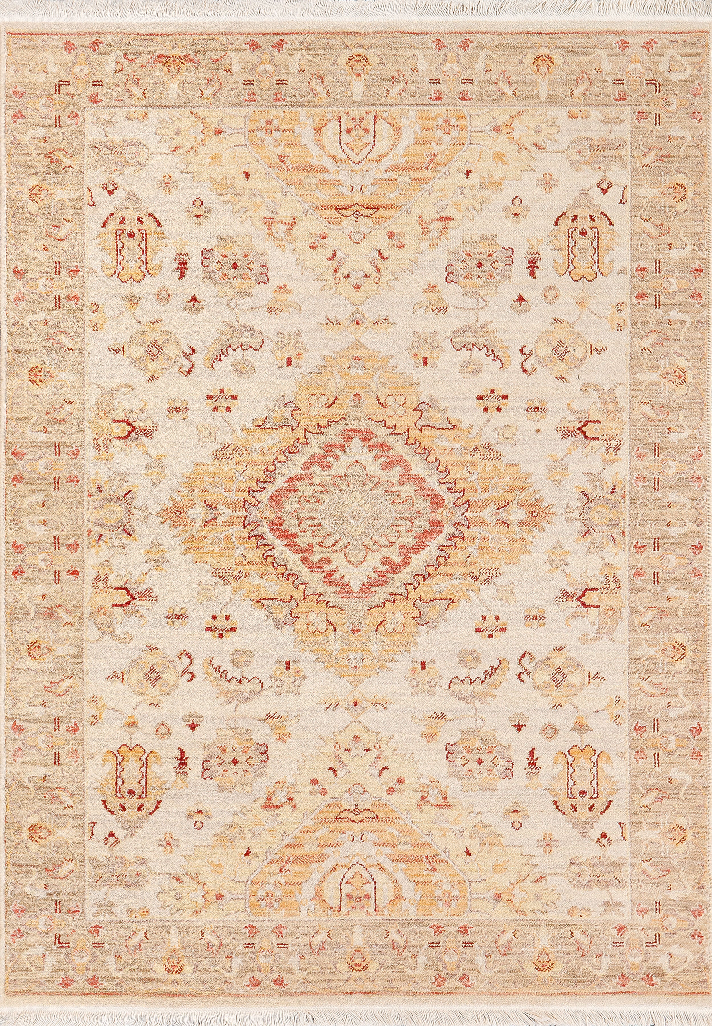 Dynamic Rugs Wade 18602 Taupe Rust Multi Transitional Machine-Made Rug ...