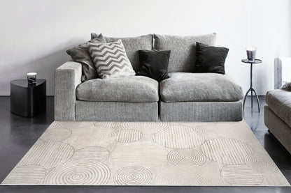 Dynamic Rugs Monroe  Ivory Grey  Modern