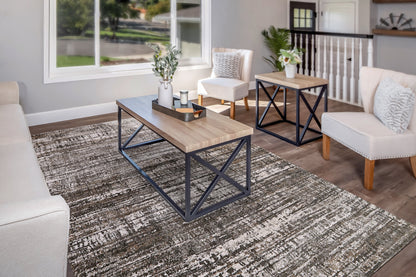 Dynamic Rugs Riley  Grey Beige  Modern