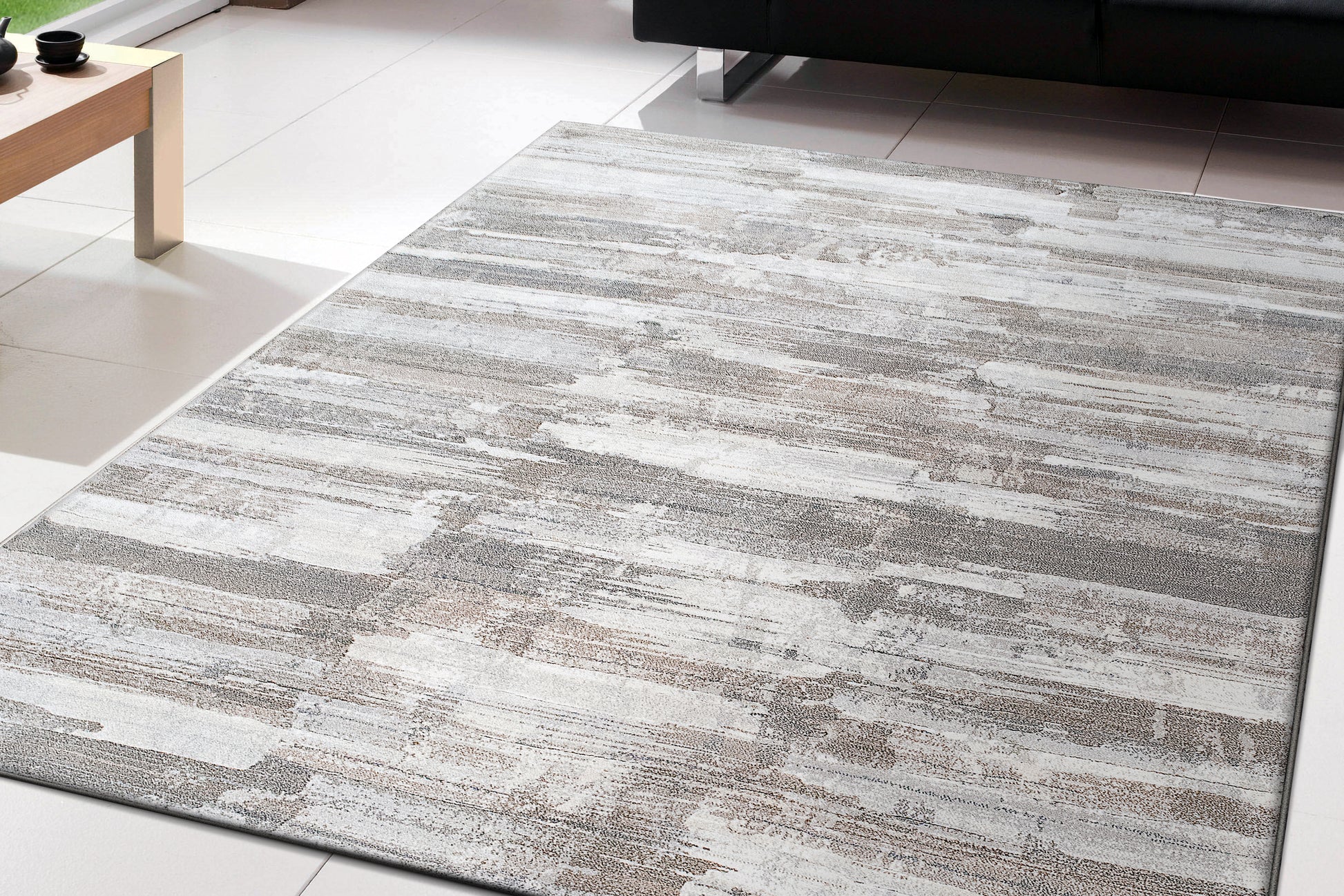 Dynamic Rugs Eclipse  Beige  Contemporary