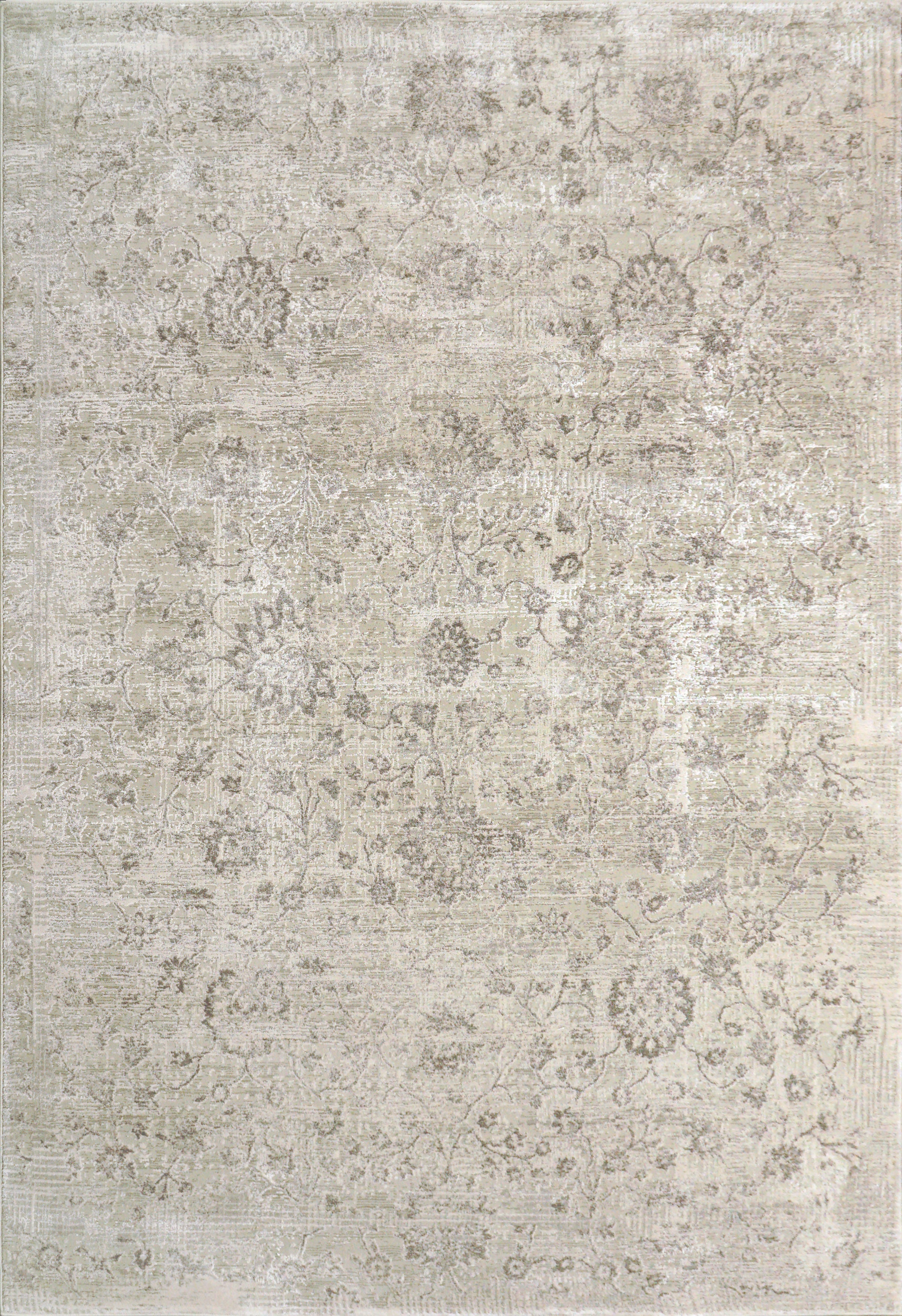 Dynamic Rugs Renaissance 3157 Ivory Grey Transitional Machine-Made Rug ...