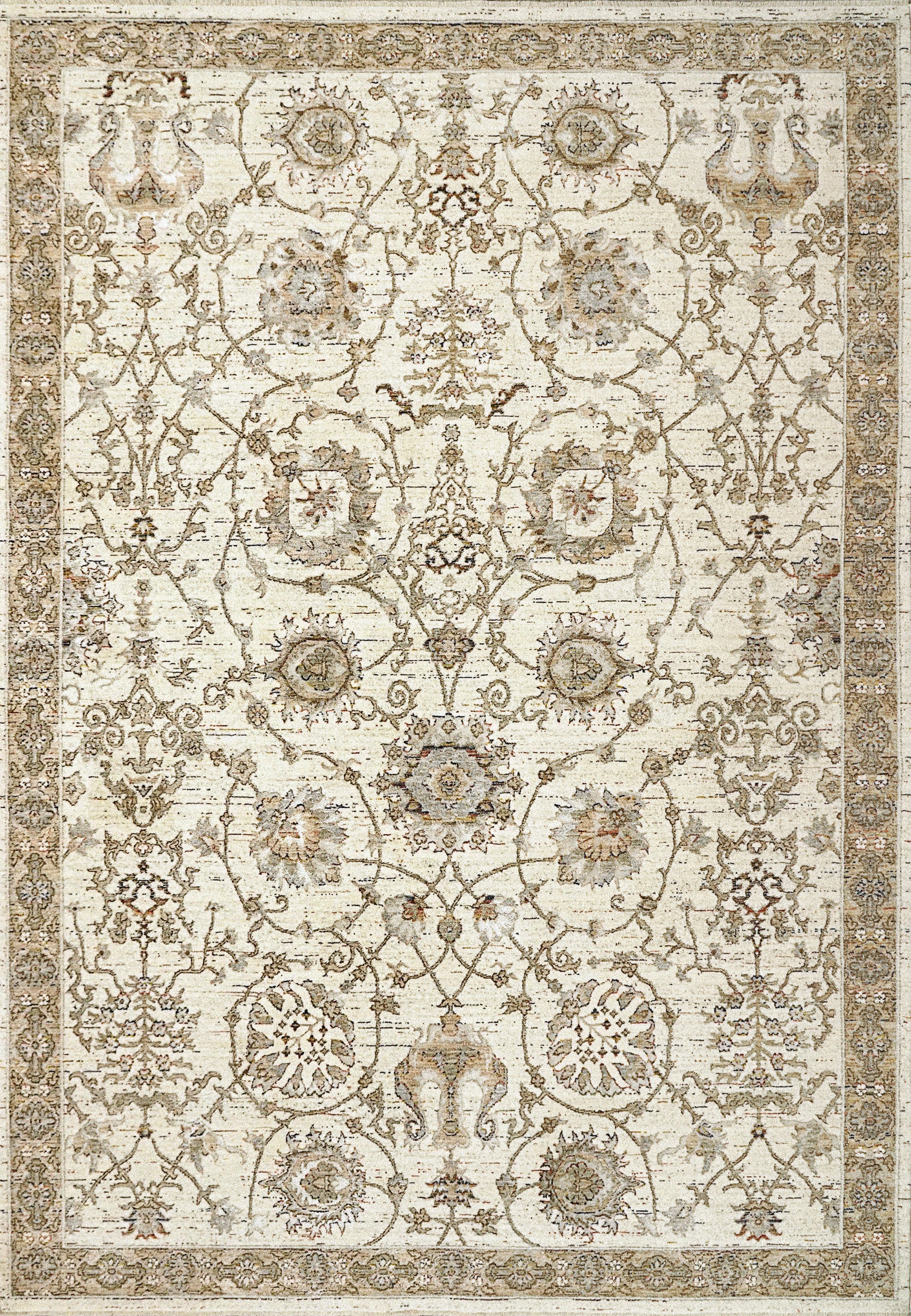 Dynamic Rugs Octo  Taupe Multi  Traditional