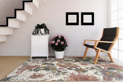 Dynamic Rugs Eclipse  Beige Multi  Contemporary