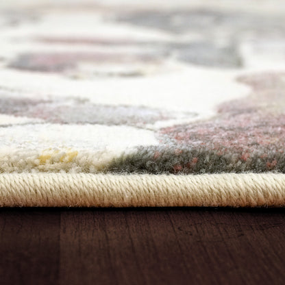 Dynamic Rugs Eclipse  Cream Multi  Contemporary