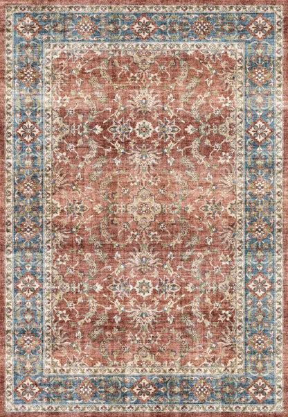 Dynamic Rugs Elise  Red Blue Beige  Traditional