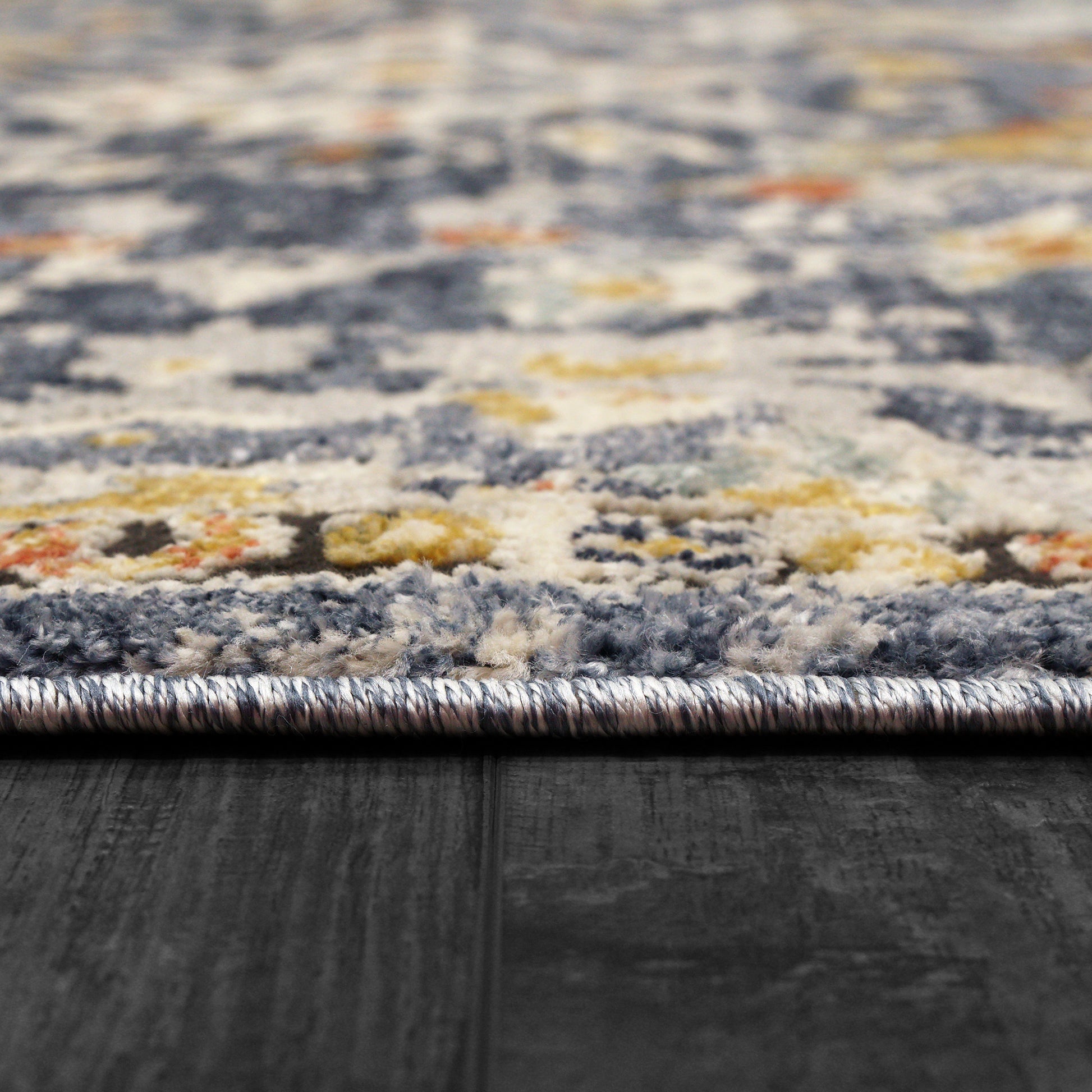 Dynamic Rugs Mabel  Navy Multi  Traditional