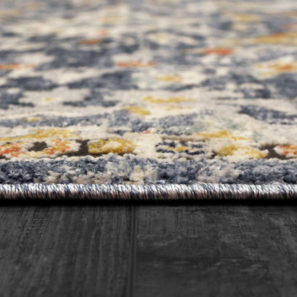 Dynamic Rugs Mabel  Navy Multi  Traditional