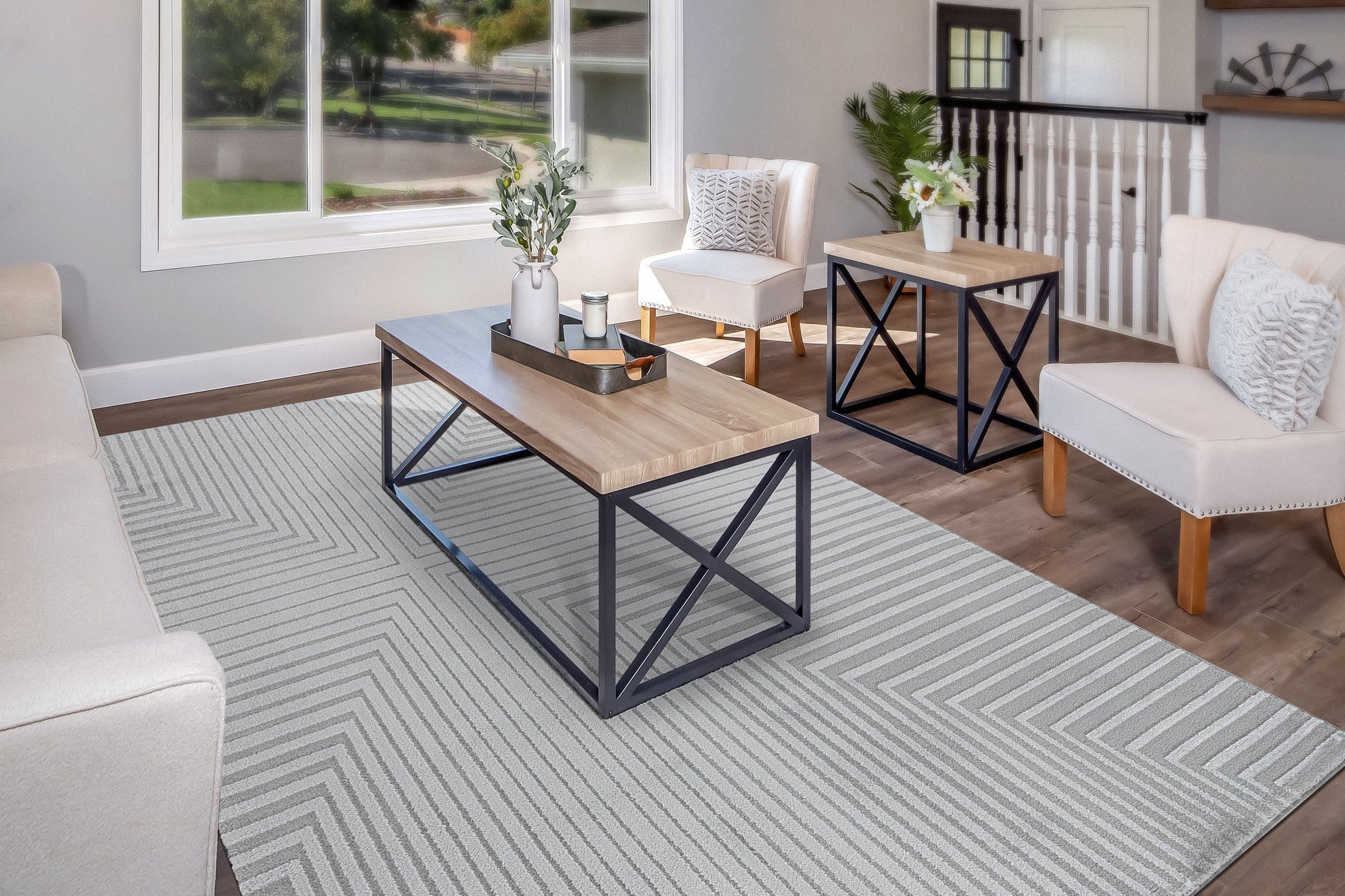 Dynamic Rugs Timeless  Grey  Modern