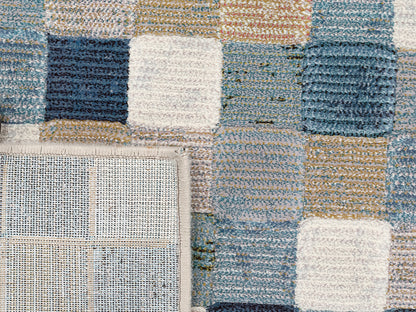 Dynamic Rugs Eclipse  Multi Blue  Contemporary