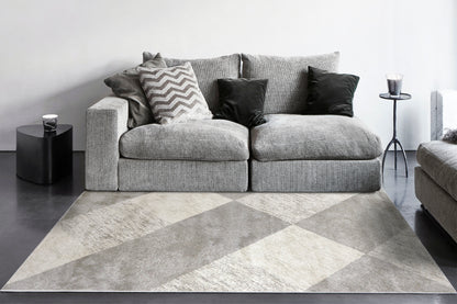 Dynamic Rugs Monroe  Ivory Grey  Modern