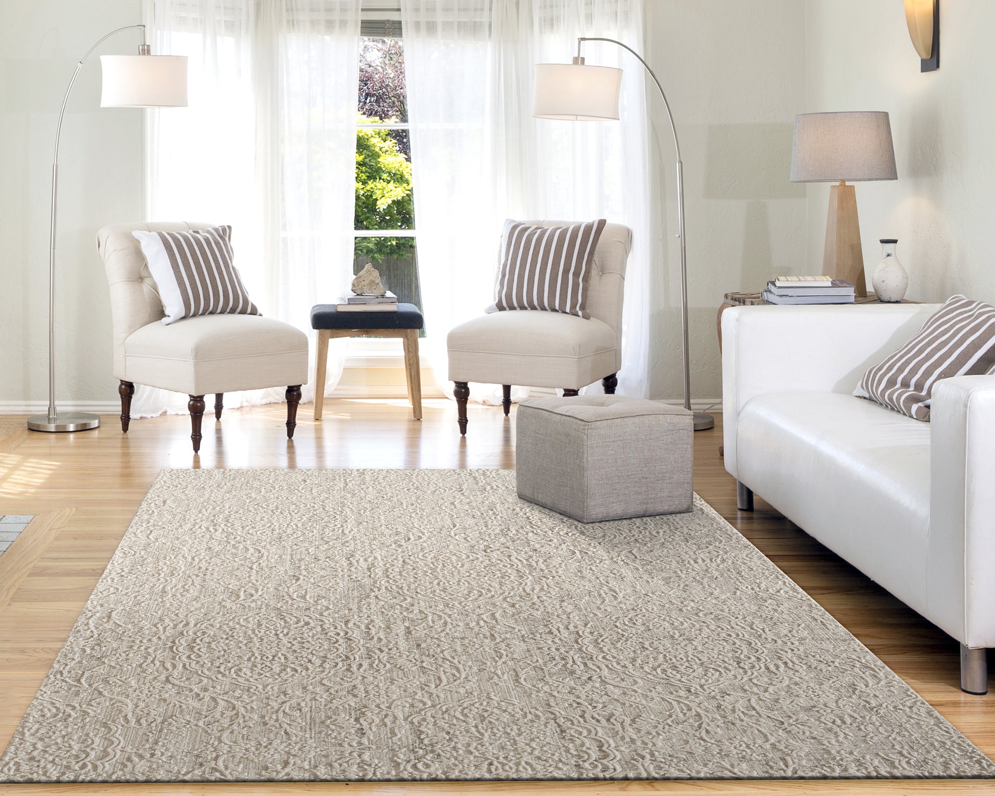 Dynamic Rugs Quartz  Ivory Beige  Traditional