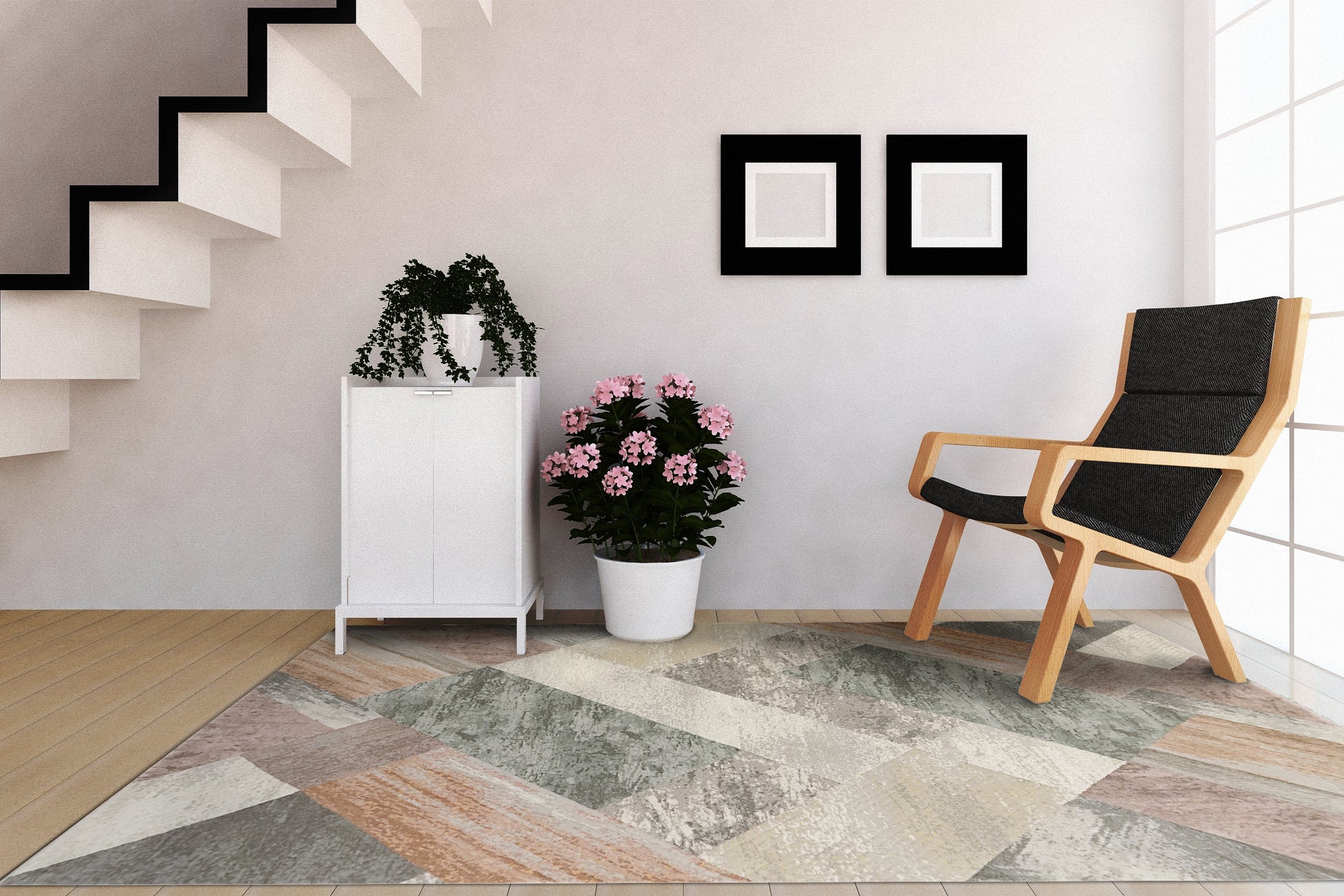 Dynamic Rugs Eclipse  Multi  Contemporary