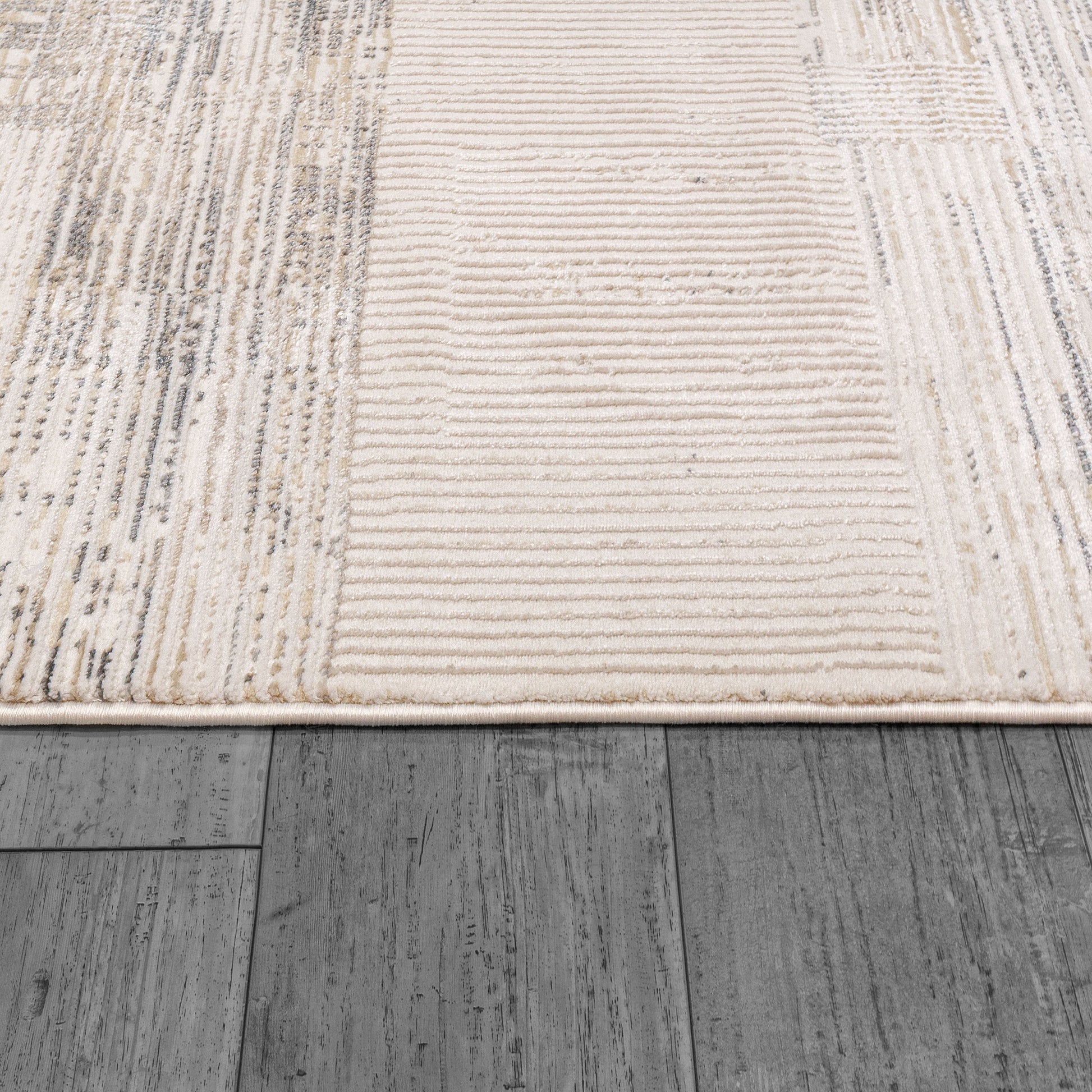 Dynamic Rugs Montrose  Cream Beige Grey  Modern