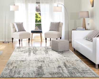 Dynamic Rugs Quartz  Ivory Grey  Transitional