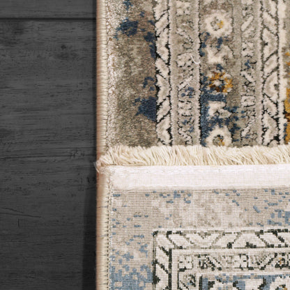 Dynamic Rugs Ruby  Ivory Grey Gold  Transitional