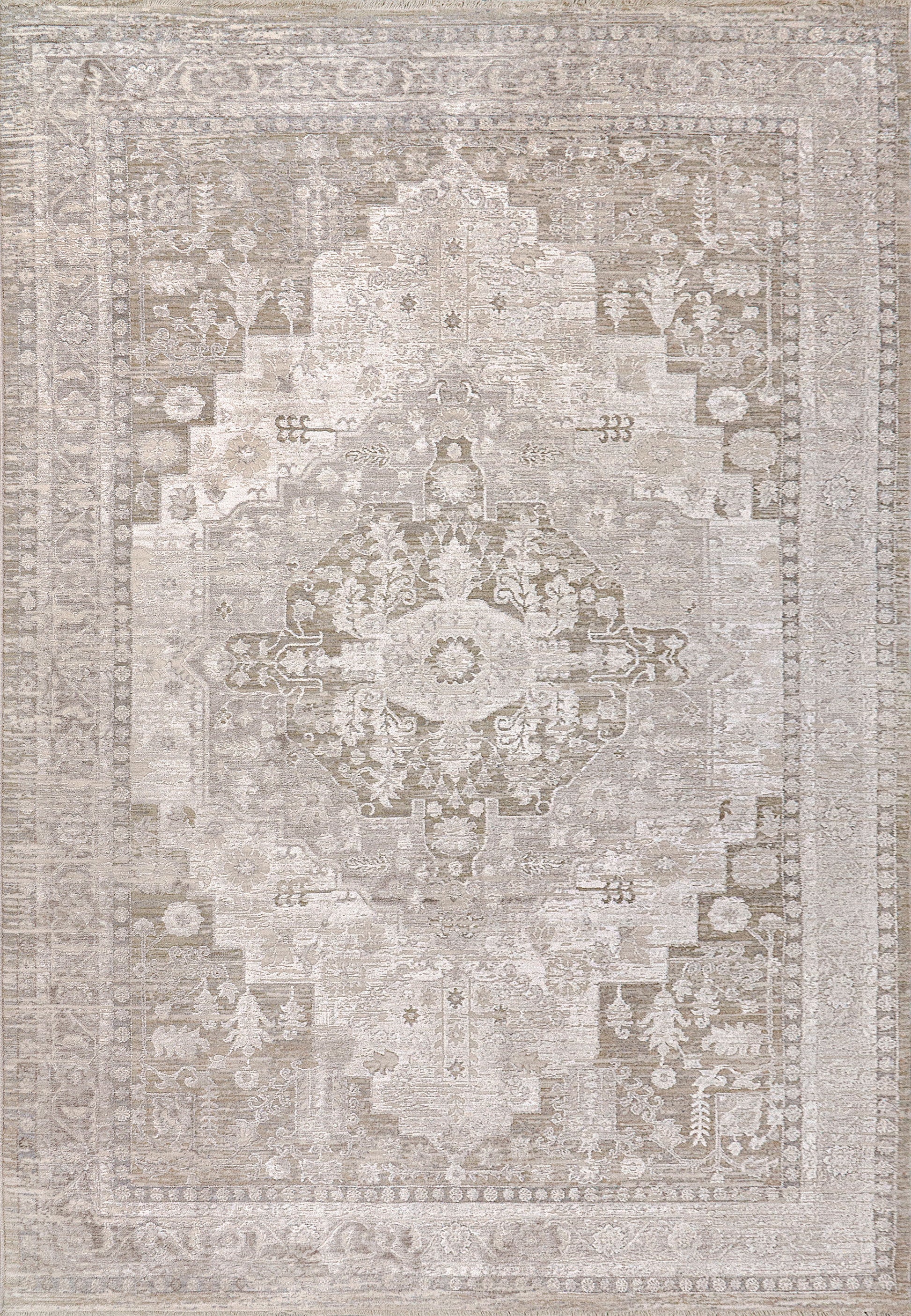 Dynamic Rugs Mesa  Cream Beige  Traditional