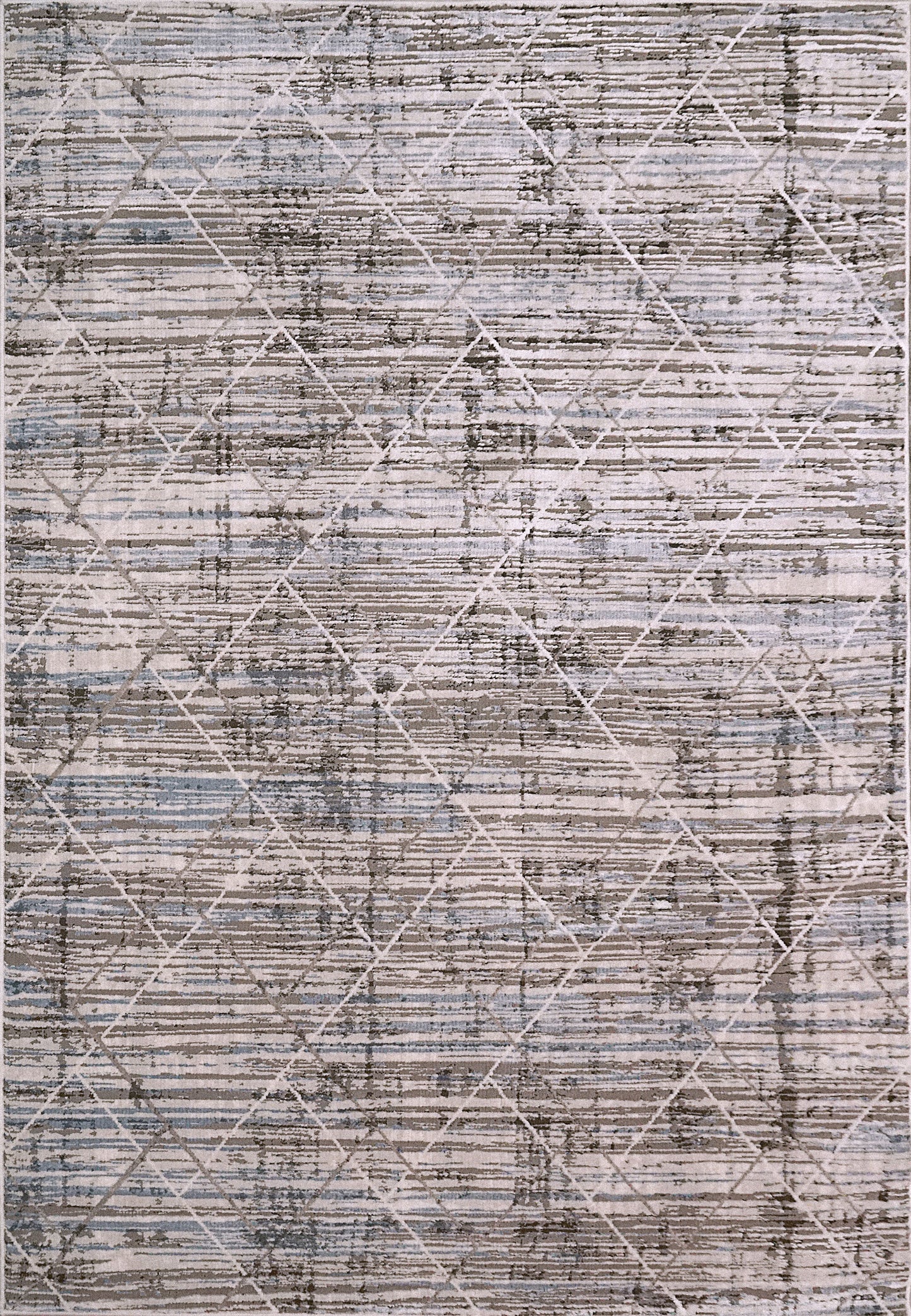 Dynamic Rugs Harlow  Grey Blue  Modern