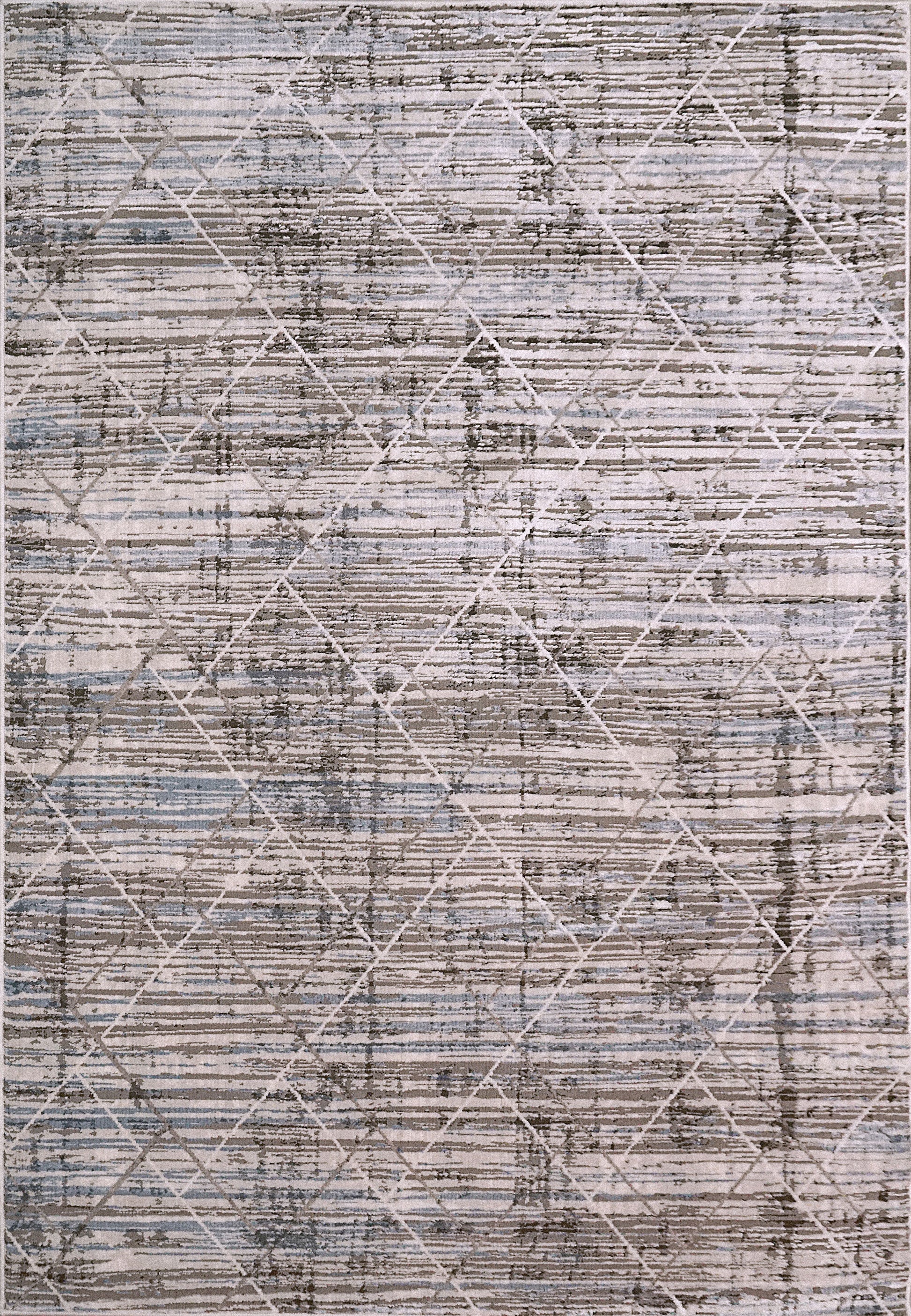 Dynamic Rugs Harlow  Grey Blue  Modern