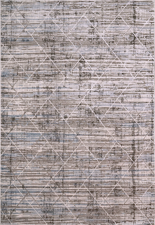 Dynamic Rugs Harlow  Grey Blue  Modern