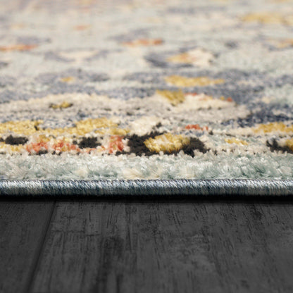 Dynamic Rugs Mabel  Aqua Multi  Traditional