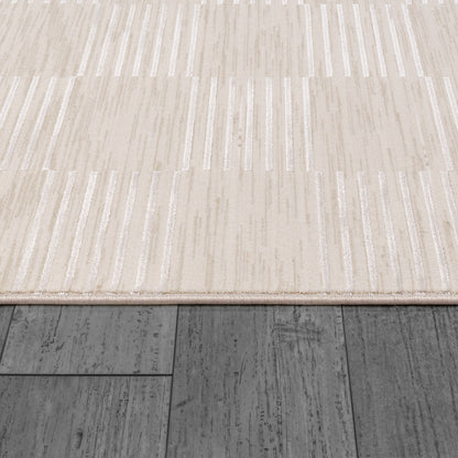 Dynamic Rugs Mesa  Cream Beige  Modern