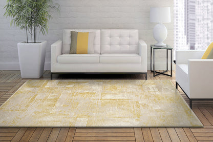 Dynamic Rugs Hudson  Gold  Modern