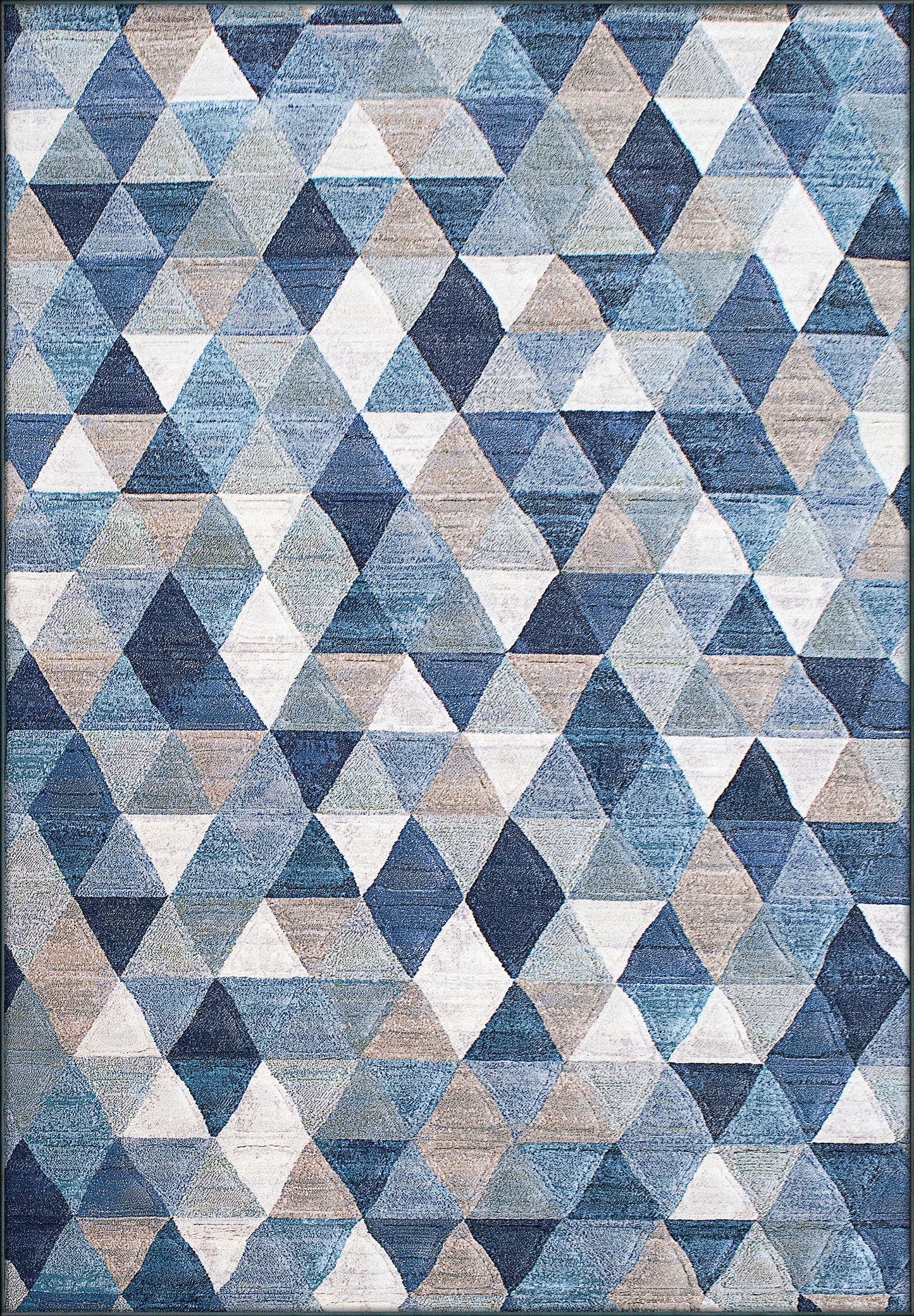 Dynamic Rugs Eclipse  Blue Multi  Contemporary