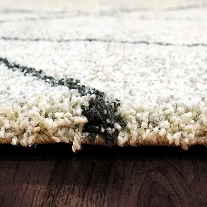 Dynamic Rugs Mehari  Ivory Charcoal  Contemporary