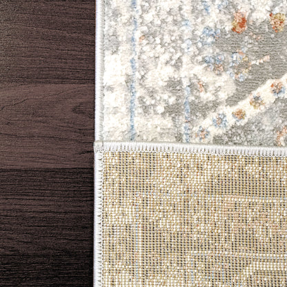 Dynamic Rugs Zen  Grey Blue  Transitional