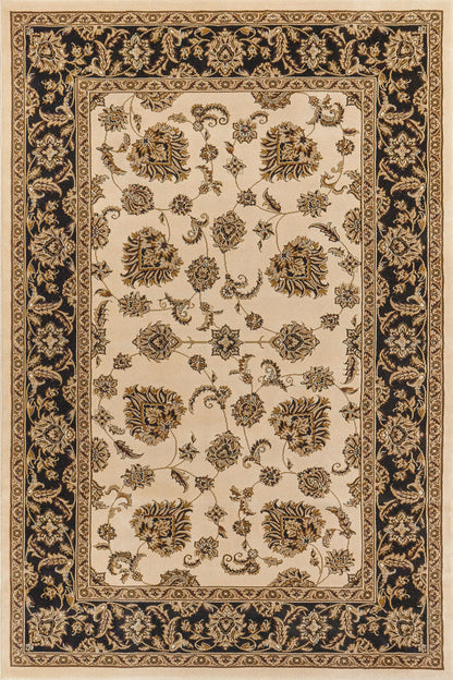 Dynamic Rugs Legacy  Cream Brown  Traditional