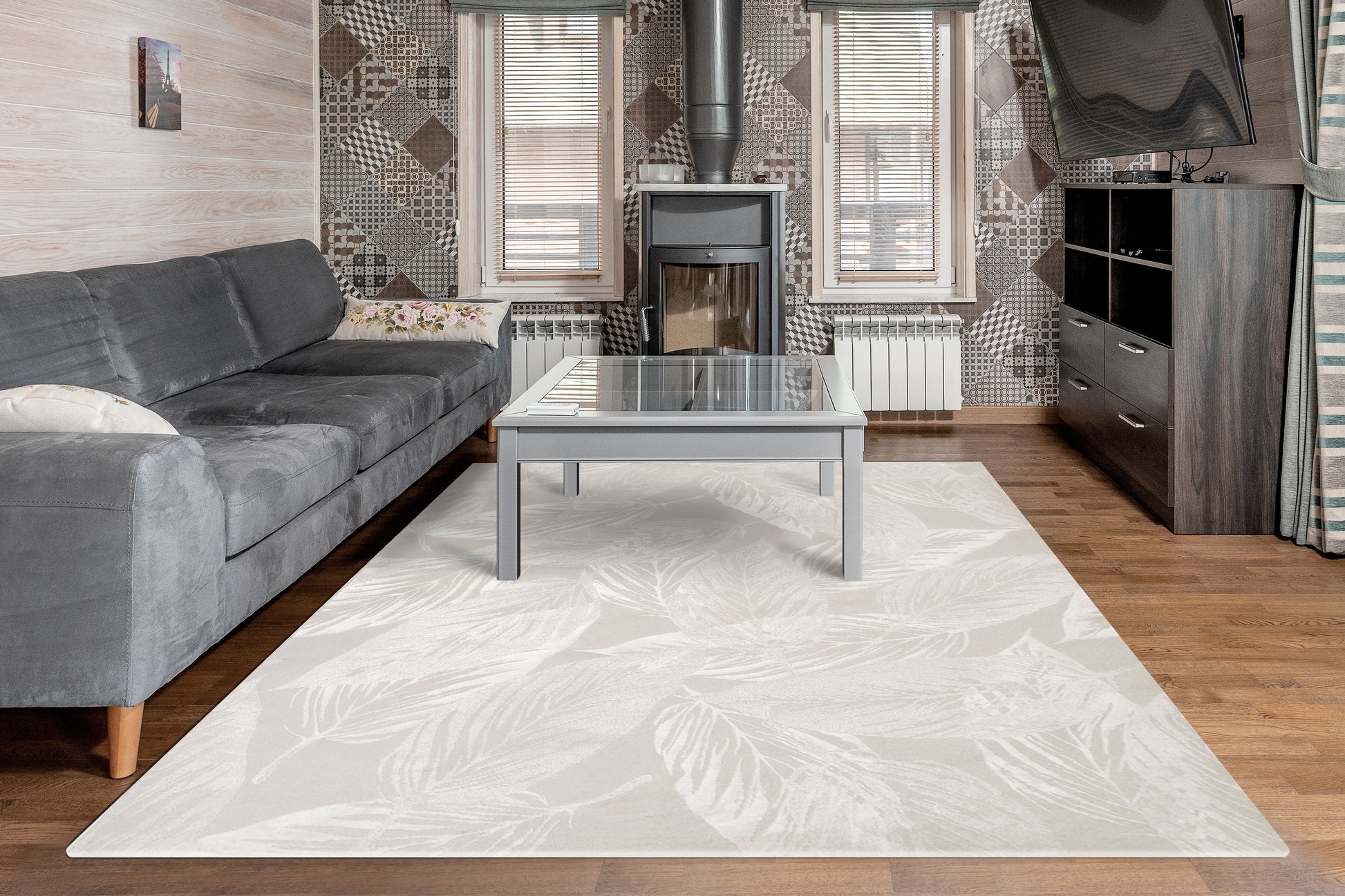 Dynamic Rugs Rori  Grey  Modern