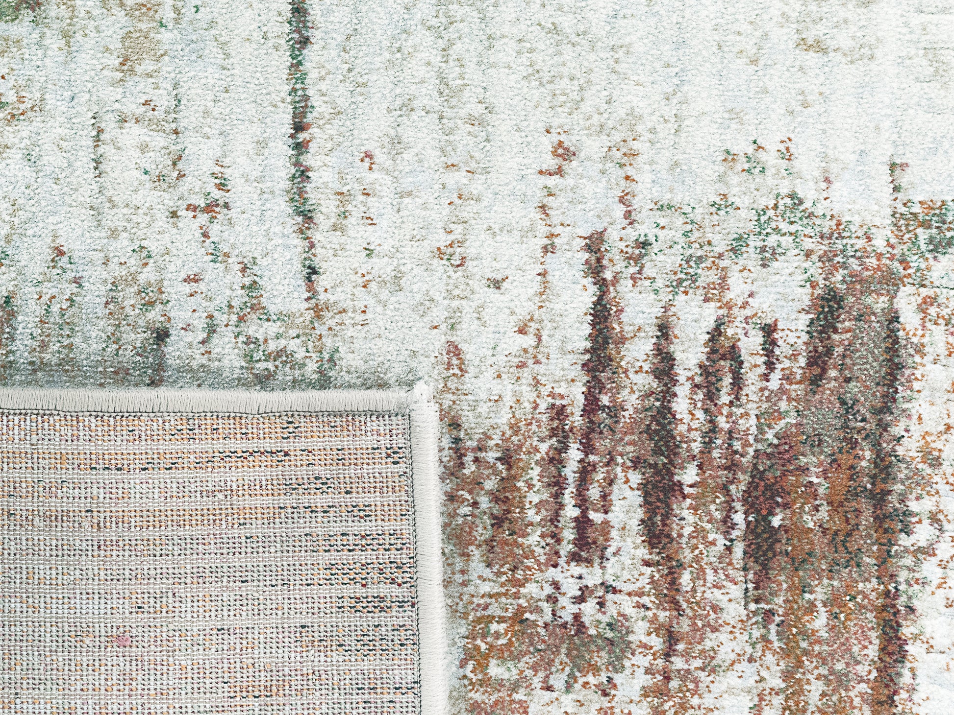 Dynamic Rugs Eclipse  Beige Rust  Contemporary