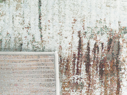 Dynamic Rugs Eclipse  Beige Rust  Contemporary