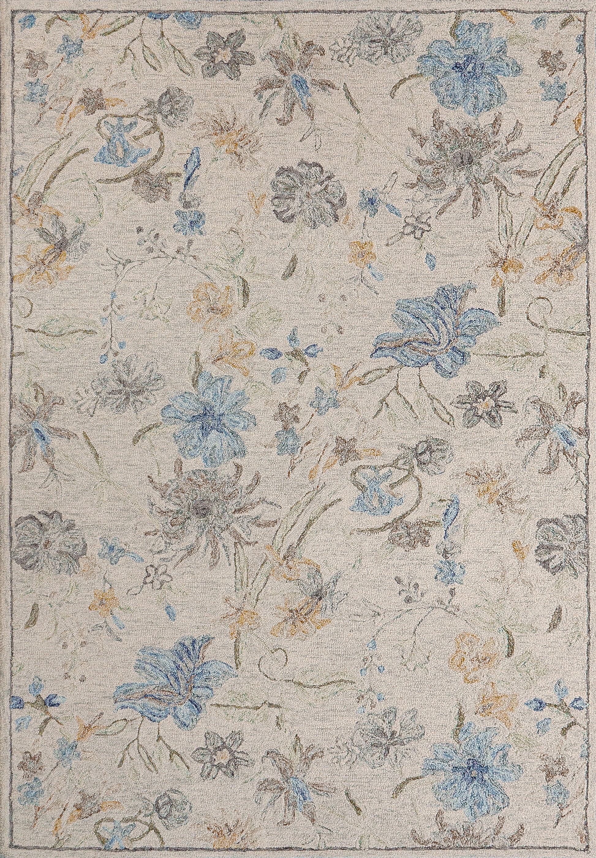 Dynamic Rugs Daisy  Ivory Multi  Transitional