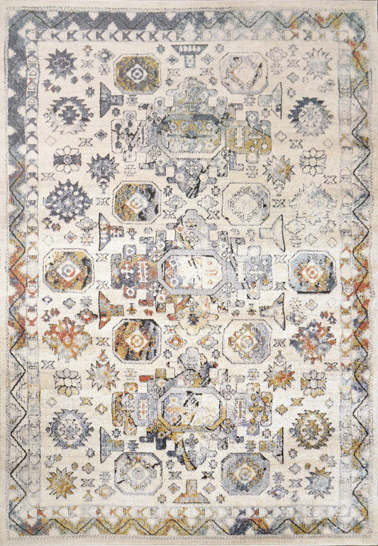 Dynamic Rugs Mabel  Ivory Multi  Traditional