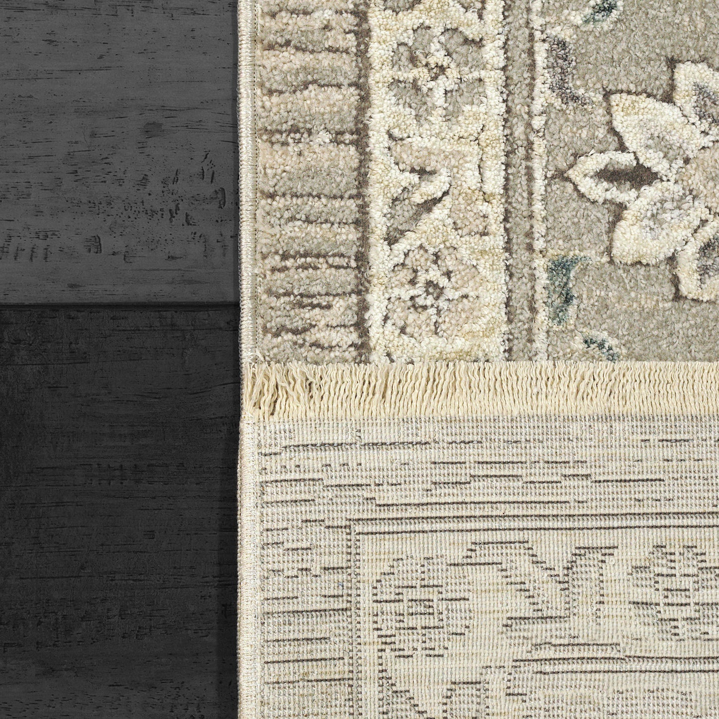 Dynamic Rugs Hudson  Beige Grey  Traditional