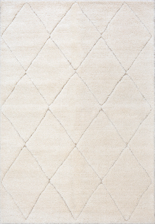 Dynamic Rugs Pike  Ivory  Modern